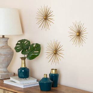 Wayfair | 3 Piece Metal Wall Accents & Arts You'll Love in 2023